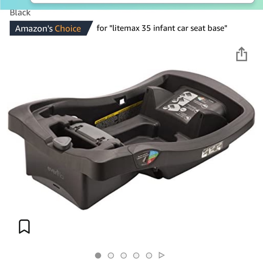 Evenflo litemax car seat base